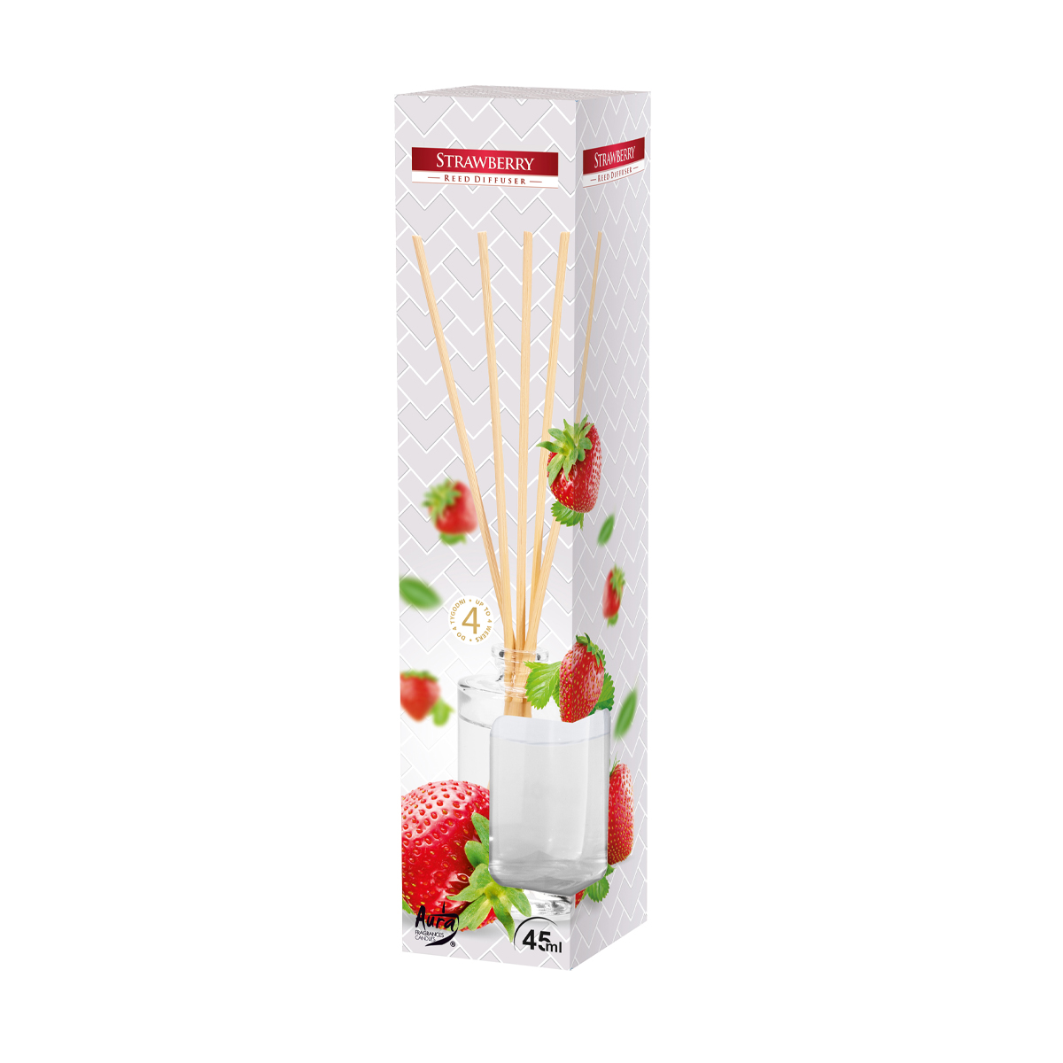 Аромадифузор Bispol Reed Diffuser Полуниця, 45 мл